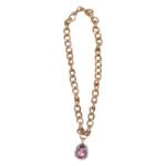COLLAR METALICO + DIJE 35 CM